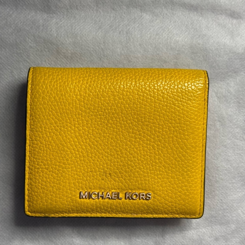 Michael Kors Mustard Leather Wallet